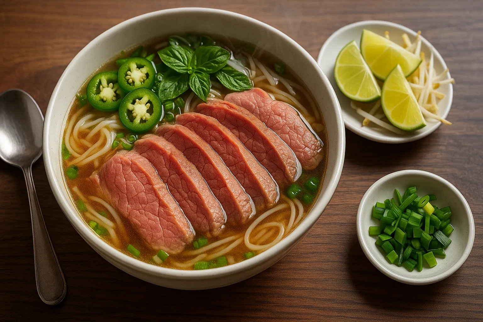 eye round steak pho