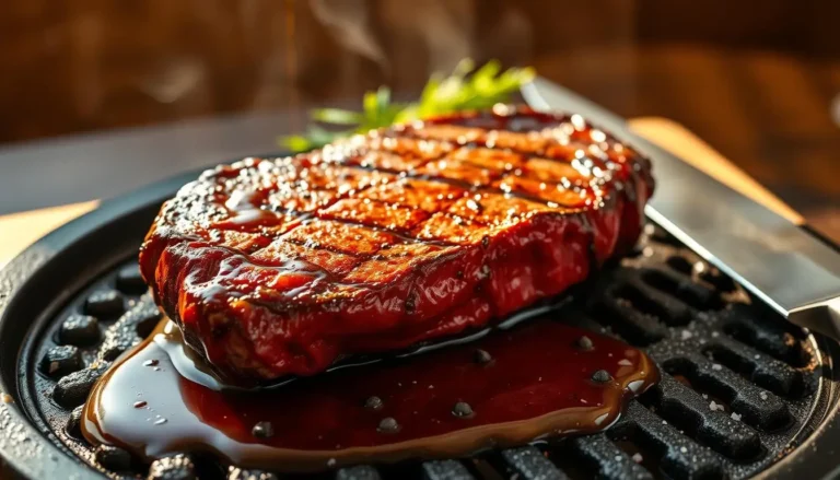 rare steak