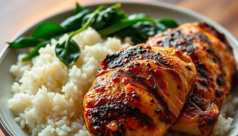 chicken rice spinach recipe