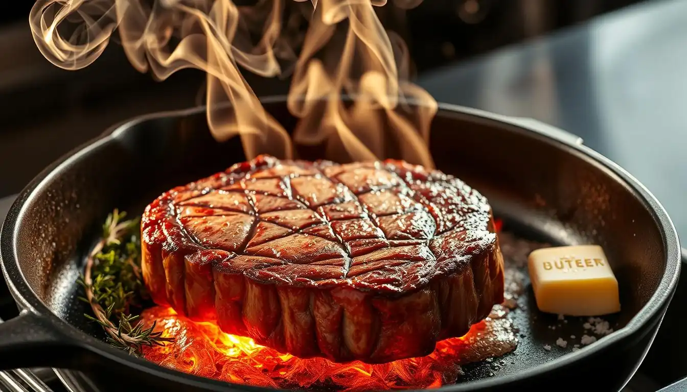 14 oz rib eye steak